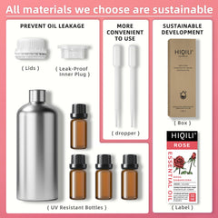 HIQILI COA certificates and safety documents for rose oil