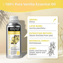 HIQILI vanilla oil added to lotion enhances fragrance and hydration