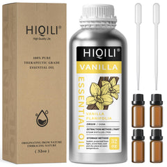 HIQILI vanilla essential oil bottle for pure aroma and DIY blends