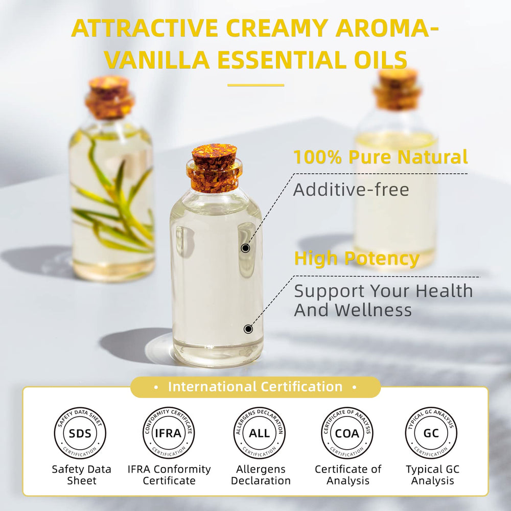 HIQILI vanilla oil used in handmade soaps for subtle scent