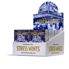 Historical Remedies Stress Mints 12-pack packaging ready for travel.