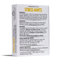 Historical Remedies Stress Mints pocket-friendly packaging ready to use.
