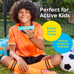 Hiya Kids Hydration label highlights third-party clean label certification.