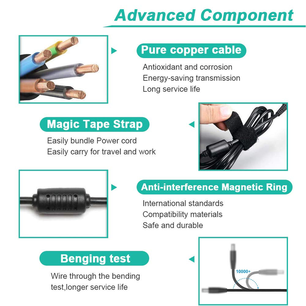 HKY AirMini 20W power supply warranty and reliable wall plug.