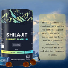 HLONNS Shilajit Gummy individually wrapped for clean portability