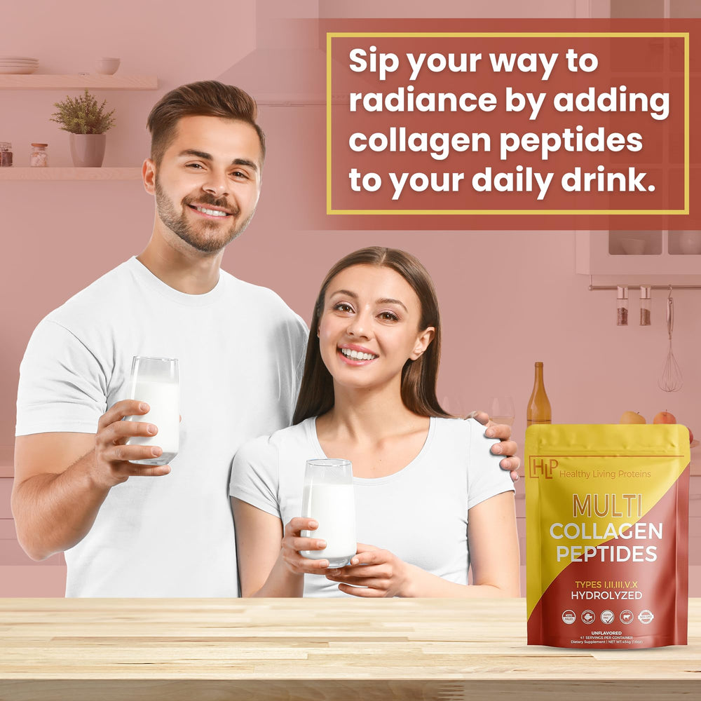 HLP hydrolyzed collagen powder; fast digestibility for convenient daily use.