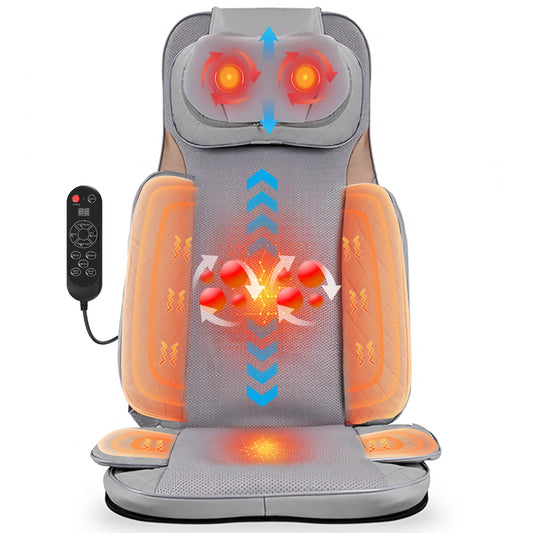 hlthsky back massager rolling kneading on sofa for deep tissue relief