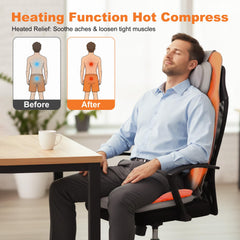 hlthsky full body massage mat on a chair for relaxation