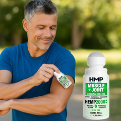HMP Brands 50ml roll-on packaging ready for travel