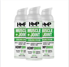 HMP Brands Freeze Pump application on knee for cooling relief