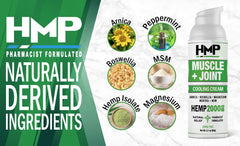 HMP Brands menthol sensation relief on joints
