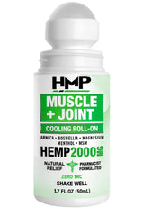 HMP Brands Muscle & Joint Roll-On bottle showing on-the-go cooling relief