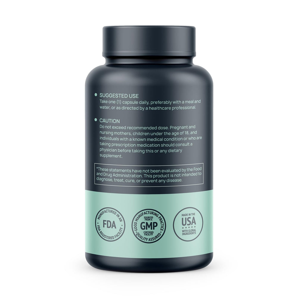 Capsules of HMS Nutrition Trans-Pterostilbene 200 mg for daily cellular support