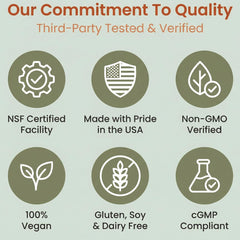 HMS Nutrition vegan non-GMO label on bottle