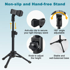Hoakya adjustable stand angle and height for precise therapy