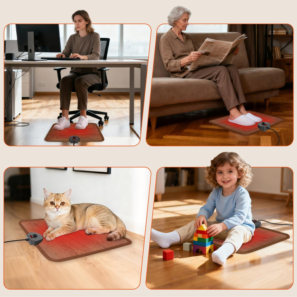 Hodeamy compact and lightweight mat is easy to store and wipe clean.