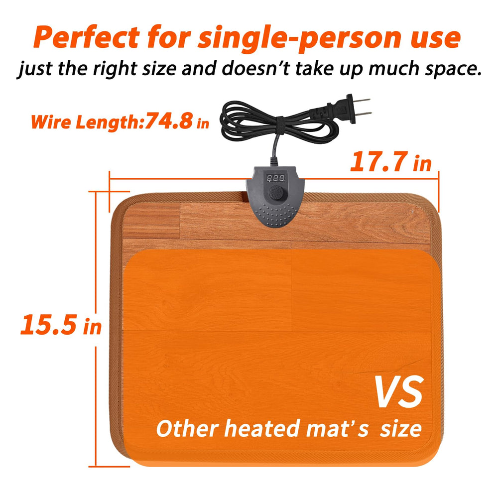 Hodeamy 55W, 110V design lowers energy use while delivering steady warmth.
