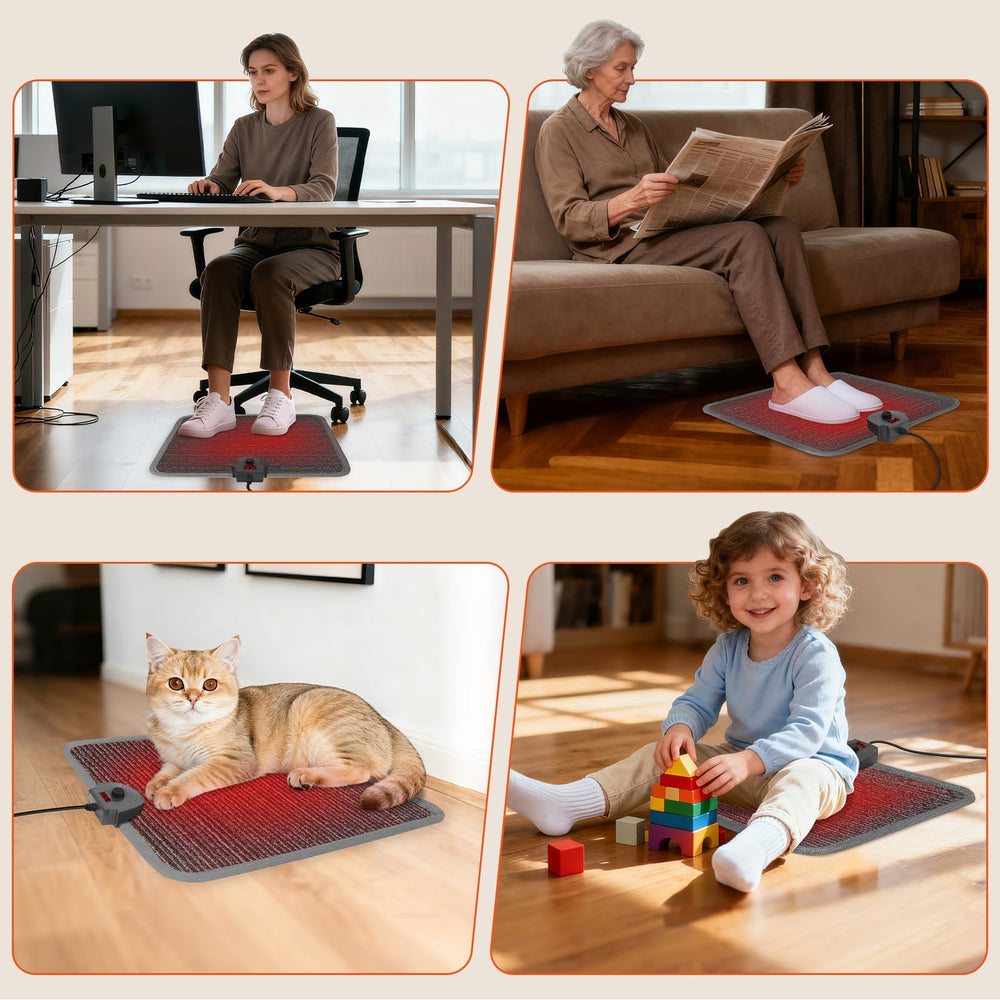 Hodeamy portable foot warmer for office, home, and travel