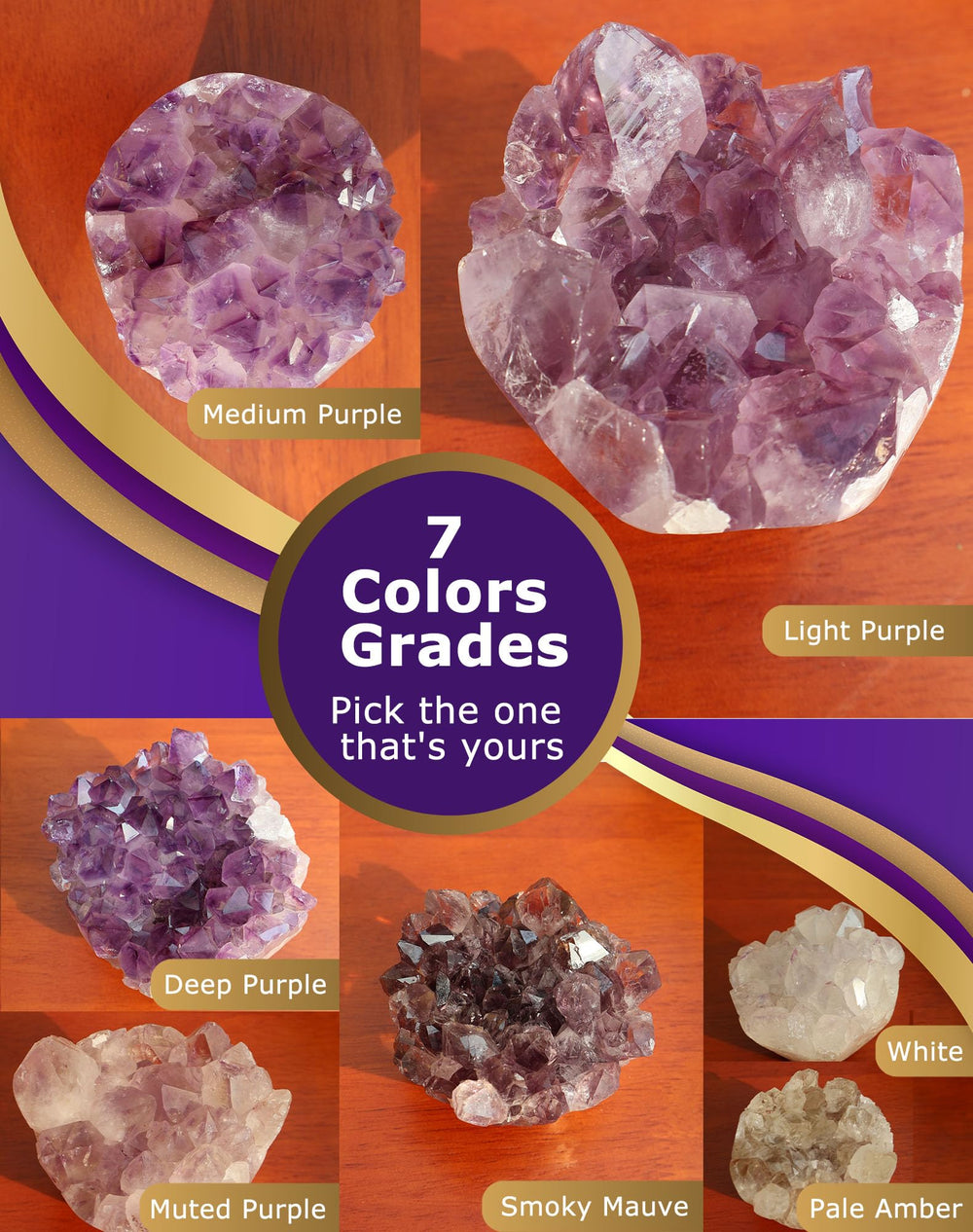 HoHpHq amethyst gift packaging ready for gifting.