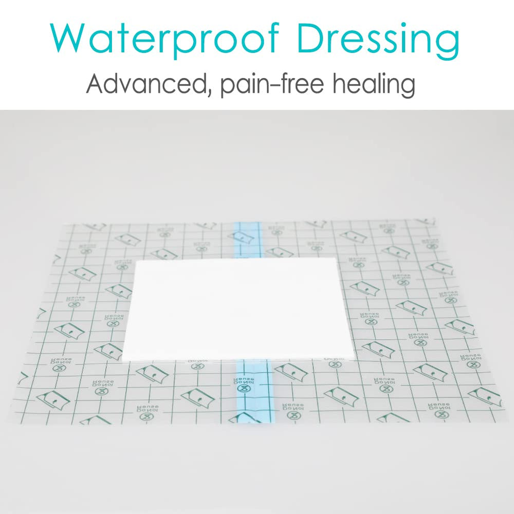 Hola Health surgical incision shower cover keeps wounds dry during bathing.
