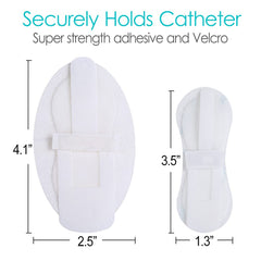 Hola Health velcro tube securing system ensures easy adjustments and a secure hold.