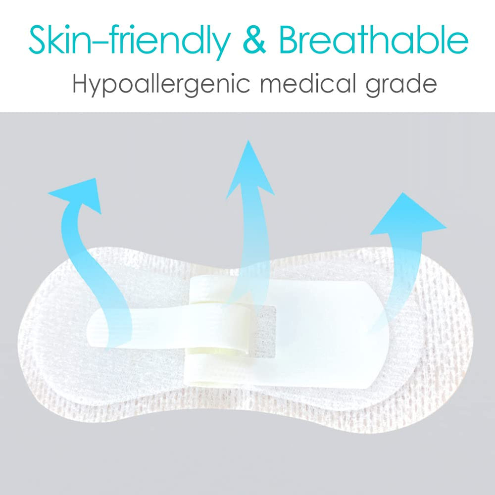 Hola Health waterproof dressing stays on during showers for reliable protection.