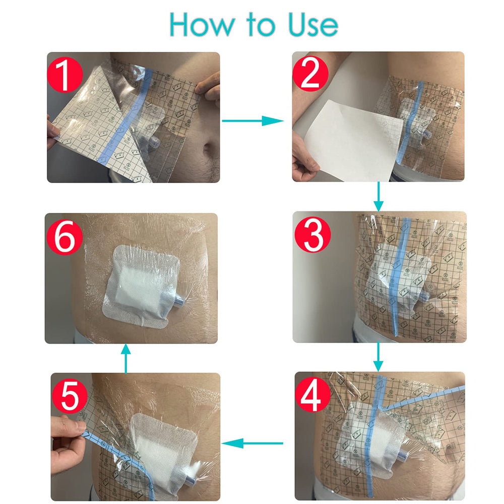 Hola Health wound cover protects sensitive skin while you bathe