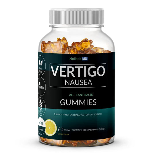 Holistic MD Vertigo Gummies bottle ready for daily use and travel