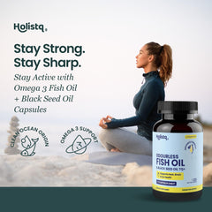 HOLISTQ convenient capsule format supports easy daily supplementation.