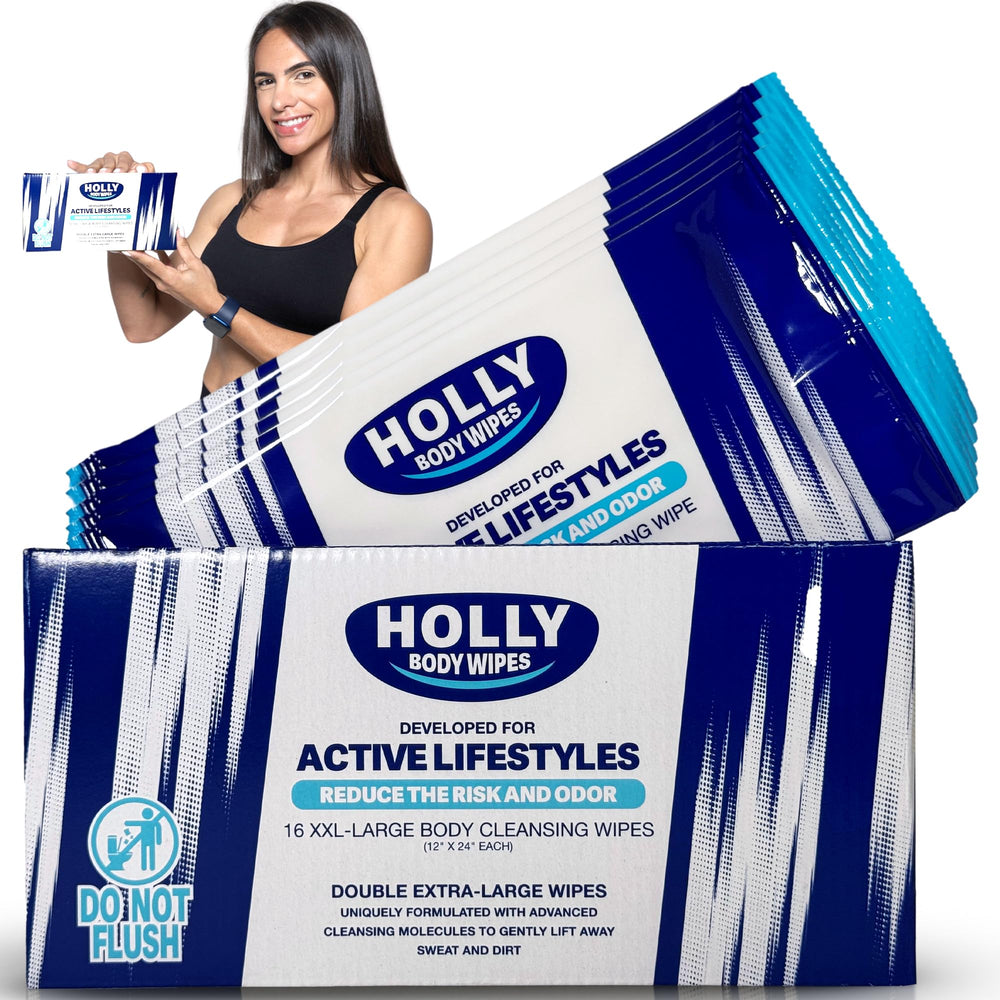 Holly Body Wipes double-xl full-body refresh for on-the-go travelers
