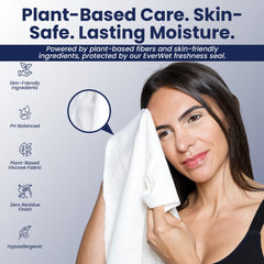 Holly Body Wipes rinse-free cleansing without water for camping and hiking