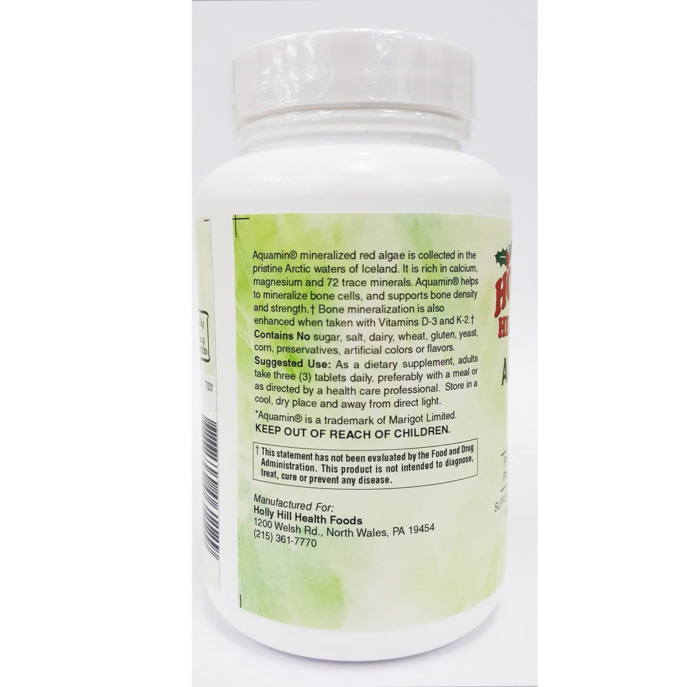 Holly Hill Algae Calcium 1000 mg tablets offer bone density support