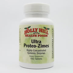 Holly Hill Ultra Proteo-Zimes tablets in packaging for consistent daily enzyme support.