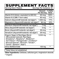 Holly Hill Vegan calcium supplement for organic vegetarian diets