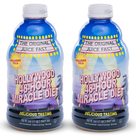 Hollywood Diet 48 Hour Juice Cleanse bottle ready for hydration and energy support.