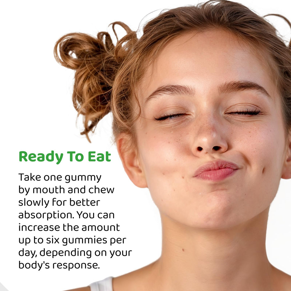 HOLYMARY Yerba Mate Gummies after meals for digestive support.