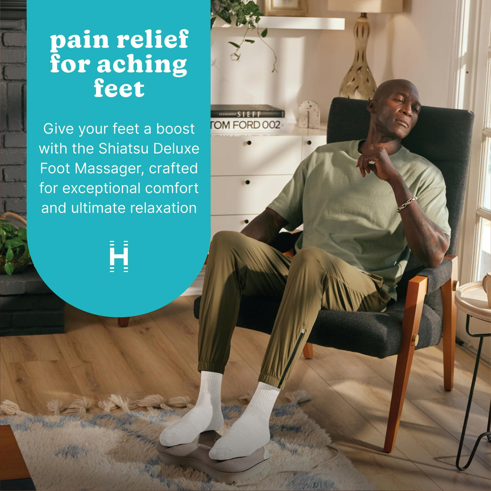 HoMedics massager with heat adds warmth for deeper comfort