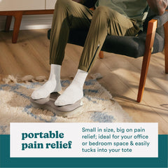 HoMedics massager with toe-touch controls for easy operation
