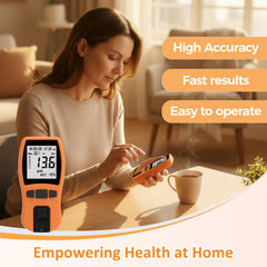 HOMEDSUN HSBHM-202 test strip insertion facilitates simple everyday use.