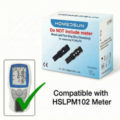 HOMEDSUN HSLPM-102 meter compatibility for precise cholesterol readings