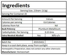 HomeoMart 200C potency pellets ready for on-the-go use