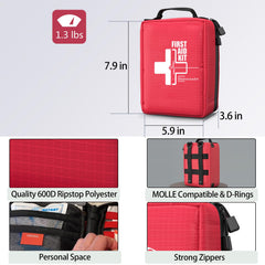 Homestockplus organized emergency kit with divided sections for fast access