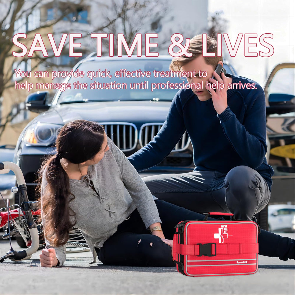 Homestockplus trauma kit includes non-vented chest seal