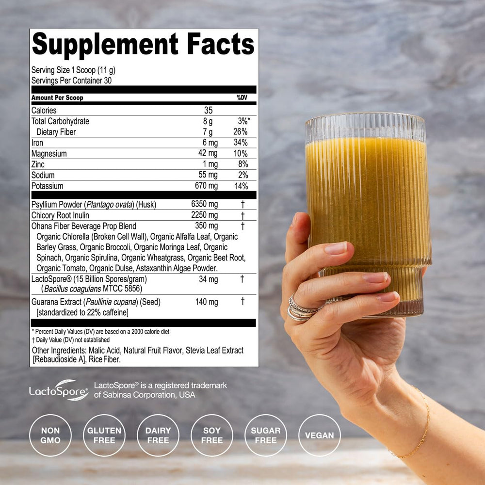 Hona Fiber + Greens daily-routine image for digestive comfort