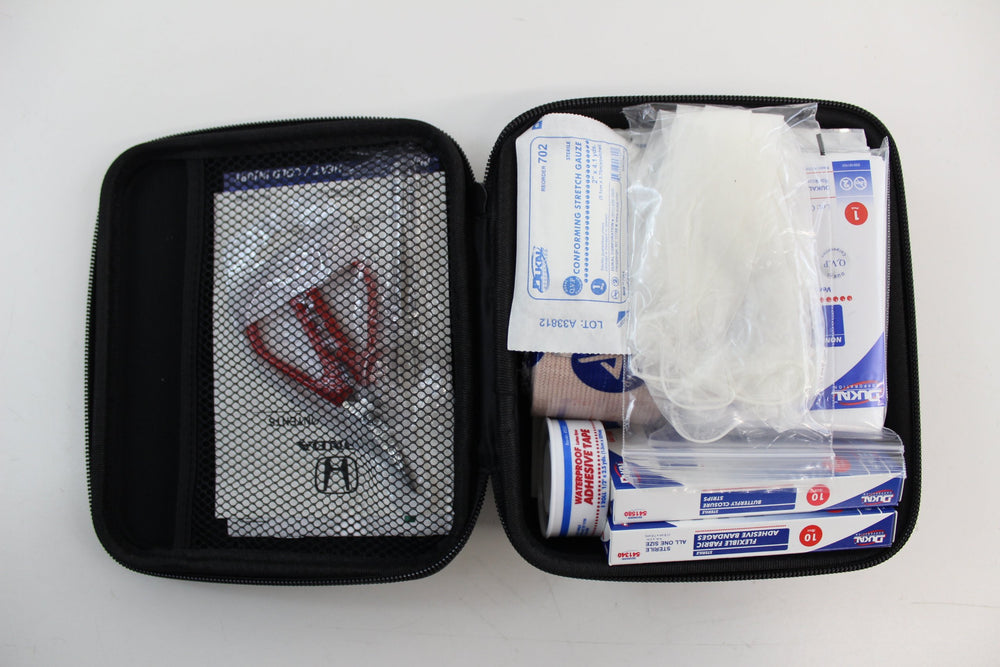 Honda first aid kit in-car storage enables quick access on the road.