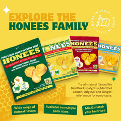 Honees family-friendly cough drops for at-home sharing