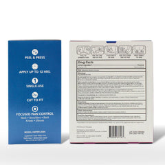 HONESTMED unscented patch provides discreet, odor-free use at home or work.