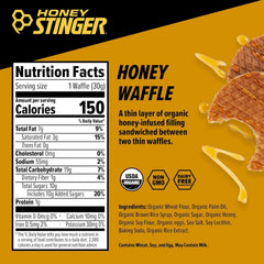 Honey Stinger energy waffle salted caramel flavor as tasty endurance fuel