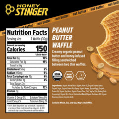 Honey Stinger energy waffle wrappers—individual portions for gym bags.