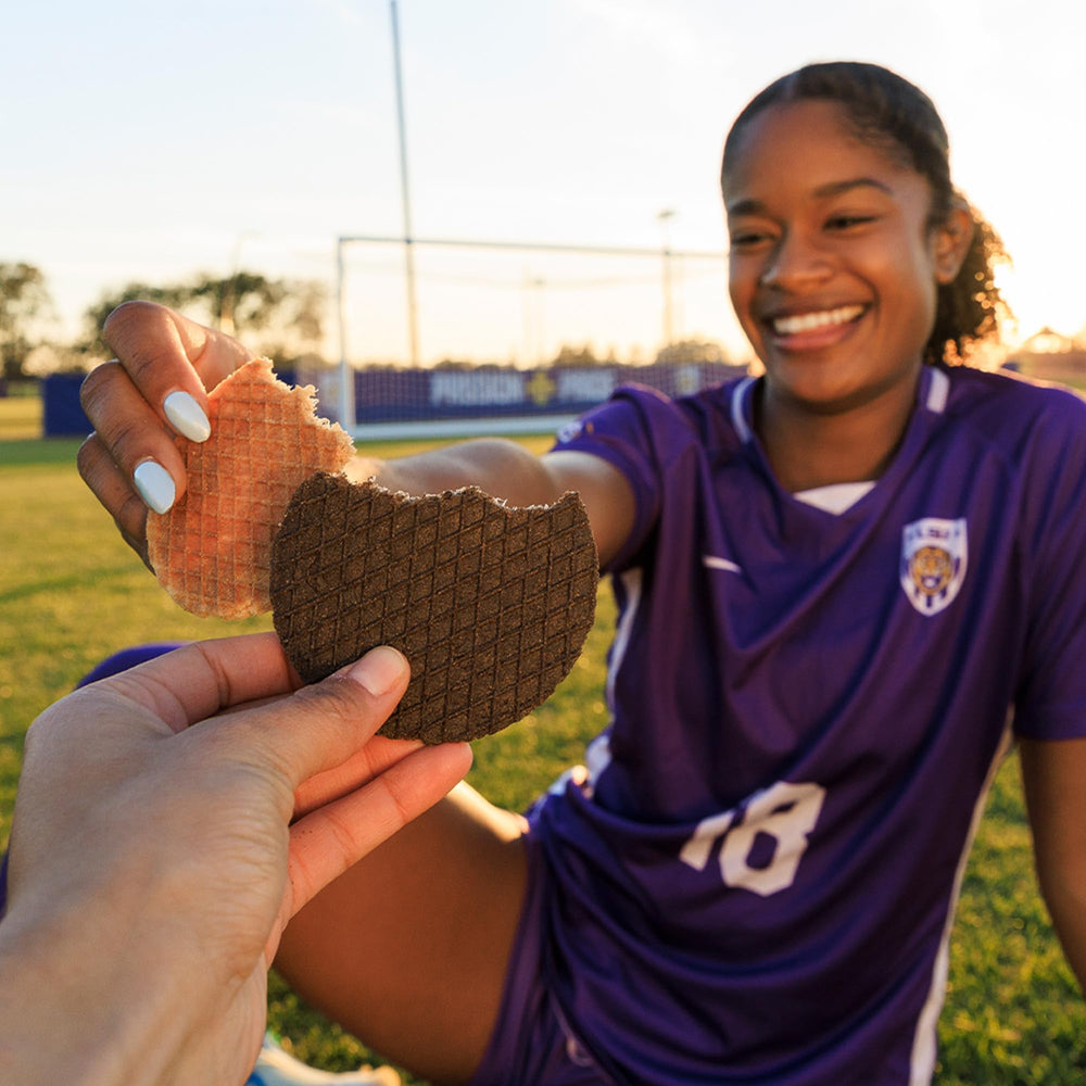 Honey Stinger stroopwafel snack: chewy, portable fuel for on the go workouts